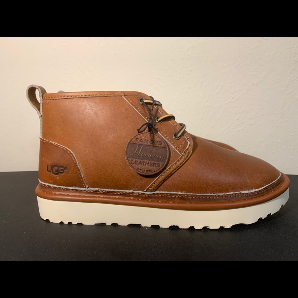 UGG NEUMEL PINNACLE HORWEEN LEATHER CHUKKA BOOTS